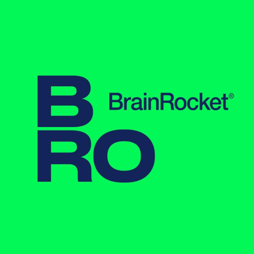 Логотип компании BrainRocket (via AlexStaff)